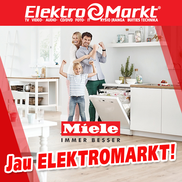 Mano pirmoji Miele jau Elektromarkt!