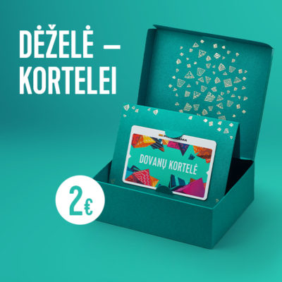 Dovanų dėželė - dovanų kortelei